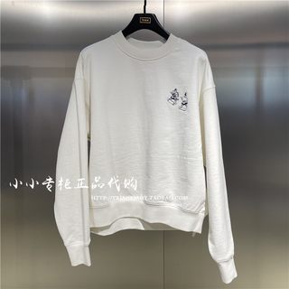 INXX专柜正品 2022春款男女宽松时尚刺绣水墨圆领卫衣 YMC110A667