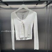 Jeans专柜正品 2026春夏款 女士优雅通勤短款 V领针织衫 47F302G