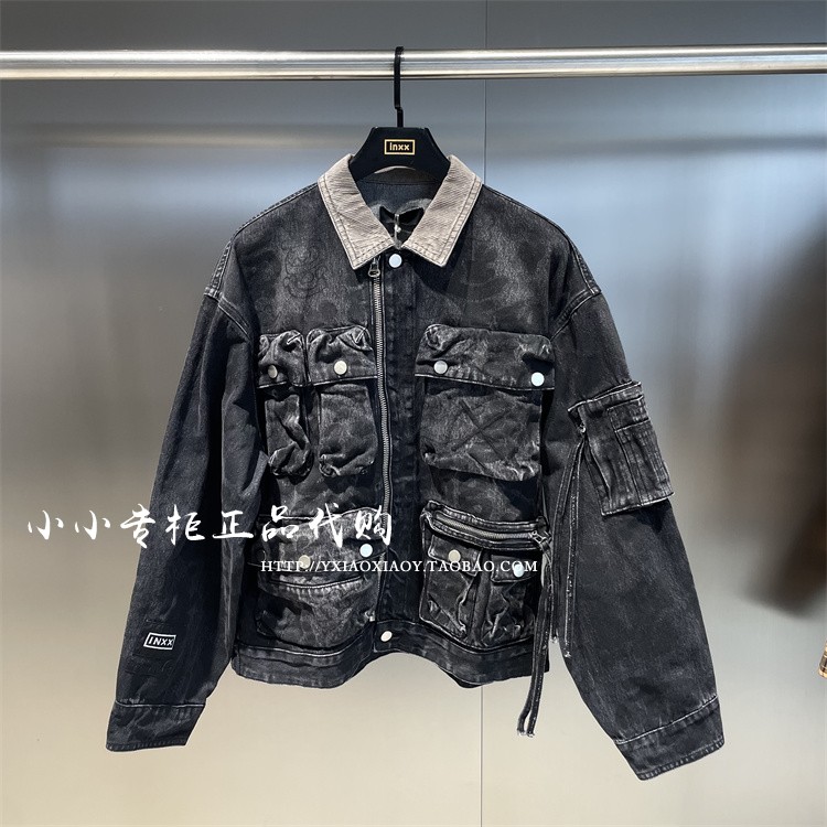INXX正品多口袋牛仔外套