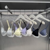 CK内衣专柜正品 25春夏女摩登引力带无钢圈可卸垫三角文胸QF8248AD