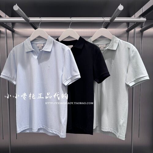 CKJeans刺绣简约POLO衫