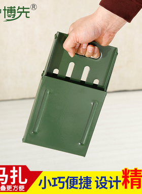 折叠凳便携马扎小板凳折叠户外钓鱼板火车金属矮凳子家用简易结实