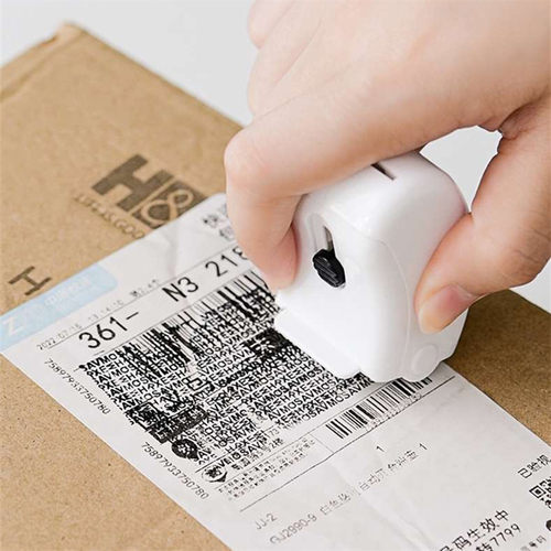 日本SP快递滚轮乱码章防泄密神器