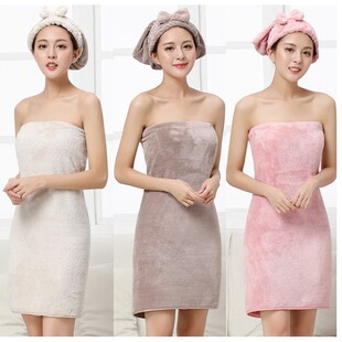 阿里郎浴巾家用吸水速干不掉毛珊瑚绒洗澡裹巾男女加厚大毛巾浴围