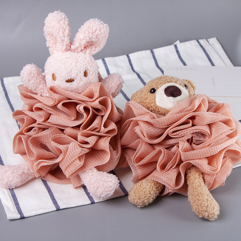 阿里郎卡通浴花不散起泡网沐浴球