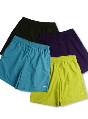 Sinrcrew夏季户外轻薄透气防泼水运动拉链冲浪沙滩四分短裤