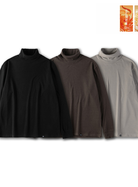 Sinrcrew「御寒保暖」羊毛混纺软糯绒感抗静电长袖T恤内搭打底衫