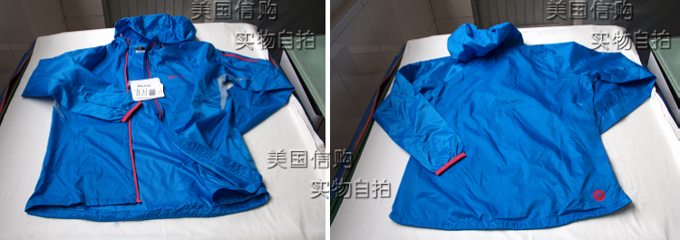 现货包邮/Marmot trail wind hoody 马魔山女士皮肤风衣