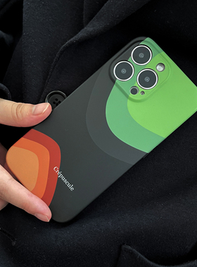 情侣设计感苹果全包14磨砂iPhone13promax手机壳12高级小众11软