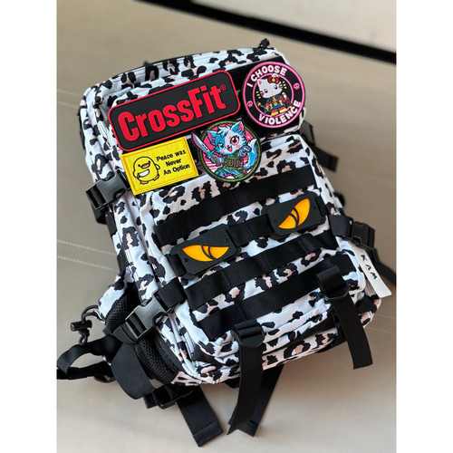 Crossfit 豹纹战术双肩包运动健身户外Hyrox备赛训练参赛背包