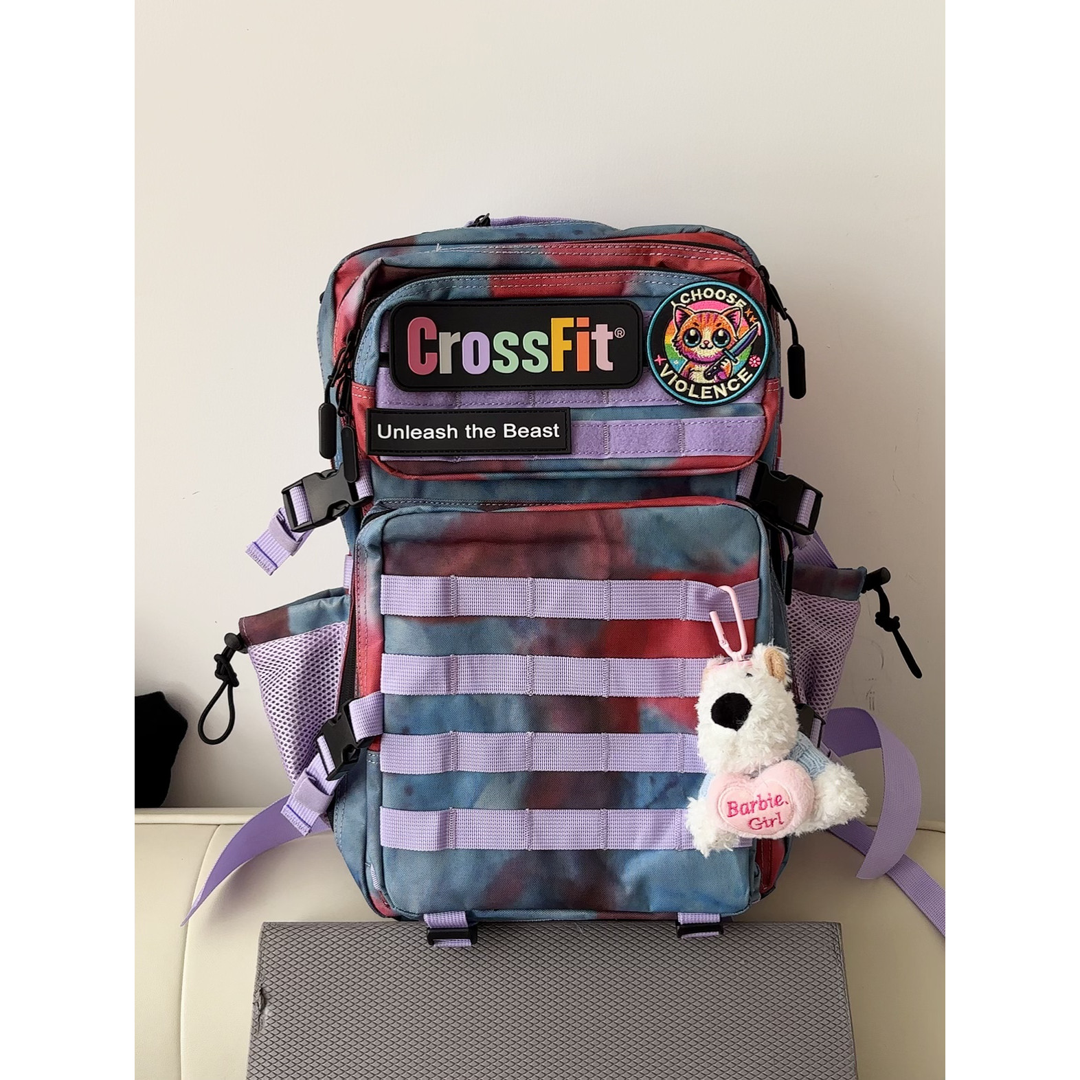 Crossfit 星云紫战术双肩包运动健身户外Hyrox备赛训练参赛背包