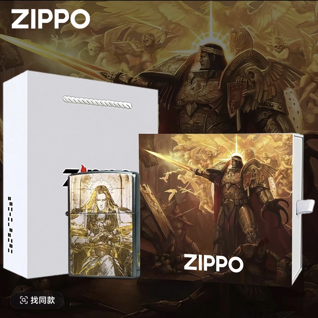 ZIPPO正版精雕战锤40K防风煤油打火机男士礼品礼盒装送礼