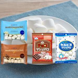 日本直邮可尔必思夹心棉花糖巧克力香草味烘焙即食休闲零食喜糖