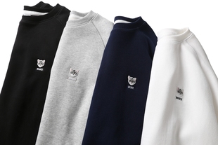 色彩 倔强猫 忧郁猫 四色 卫衣 猫 开叉加绒 情侣 Pragmaty