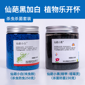 仙葩小白小黑药套装 多肉蚧壳虫蓟马防虫药茎基腐病土壤杀虫杀菌剂