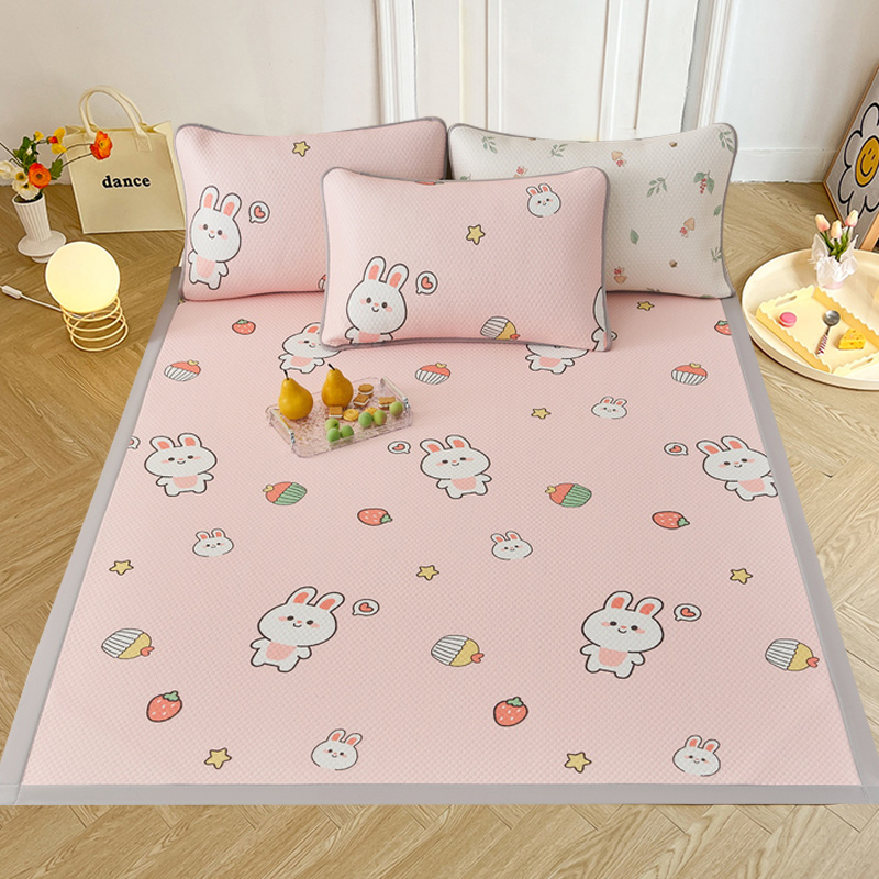 夏季A冰絲豆豆涼席爬爬墊保護套