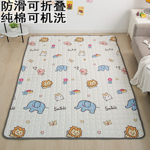 纯棉爬行垫保护套防滑可折叠地垫