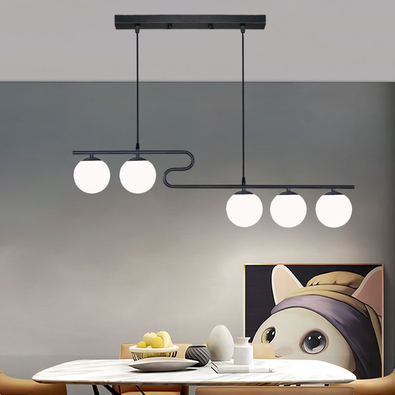 餐厅吊灯现代简约创意轻奢高级感家用个性长条商用餐桌灯吧台灯具,家装灯饰光源,餐厅吊灯,淘宝优惠券,粉丝福利购,淘宝优惠卷