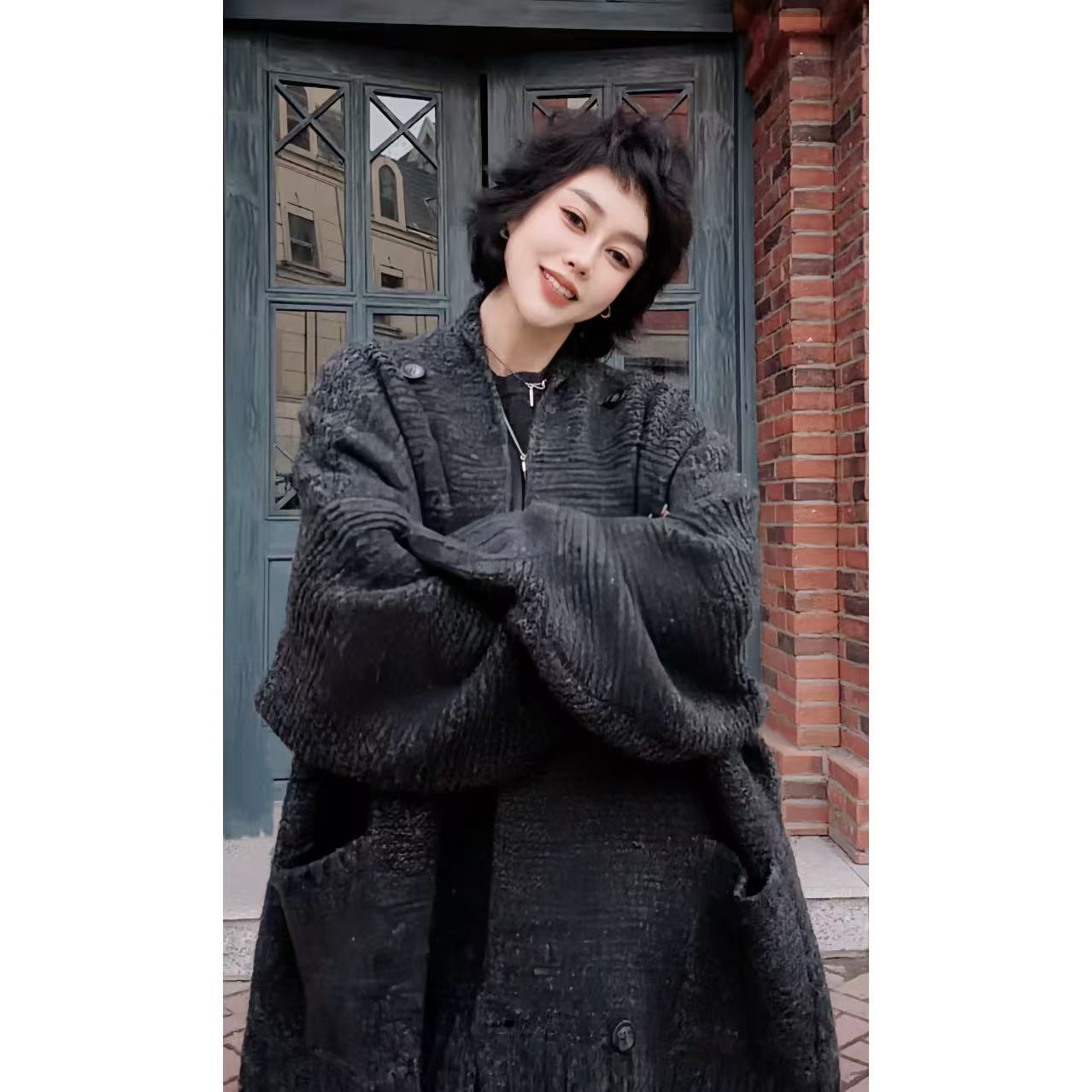 29667-新款时尚百搭休闲针织外套10.21