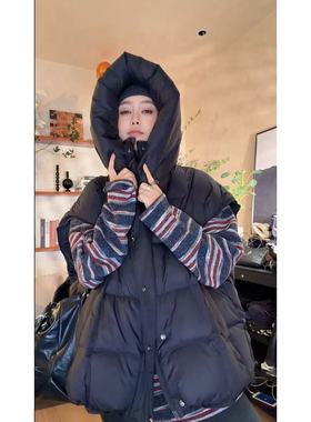 28993 - 新款时尚百搭休闲连帽羽绒马甲12.3