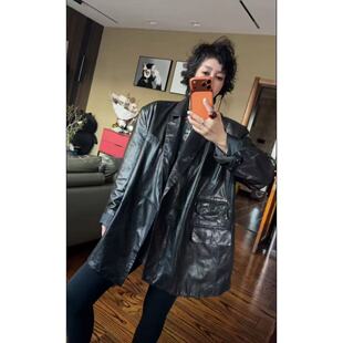 外套 百搭休闲皮衣西装 252320 时尚