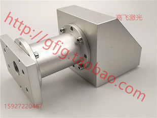 激光打标机朝前打90度折转振镜脖子朝右打朝左打偏振打标30mm镜孔