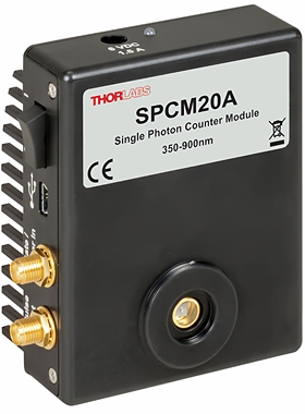 thorlabs单光子计数模块SPCM20A/M350-900nm有源区Ø20µm8-32/m4