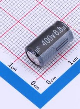 EWH2GM6R8F14C36T 直插铝电解电容 6.8uF ±20% 400V 黑色PET 插