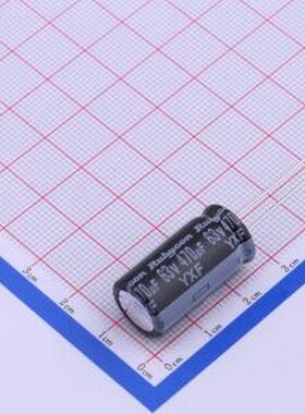 63YXF470MEFC12.5X25 直插铝电解电容 470uF ±20% 63V 插件,D12.