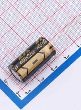 CD26G2GM220K250T 直插铝电解电容 22uF ±20% 400V 插件,D13xL25