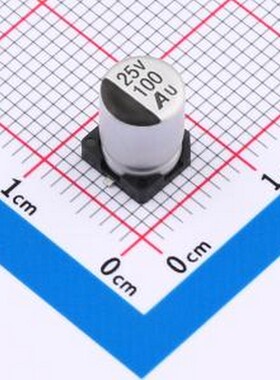 GVU1E107M0609CN 贴片型铝电解电容 100uF ±20% 25V SMD,D6.3xL8