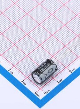 CD110106M2G0812VFL 直插铝电解电容 10uF 400V 插件,D8xL12mm