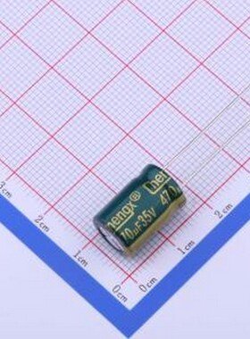 GR477M035G15RR0VL4FP0 直插铝电解电容 绿 470uF ±20% 35V 插件
