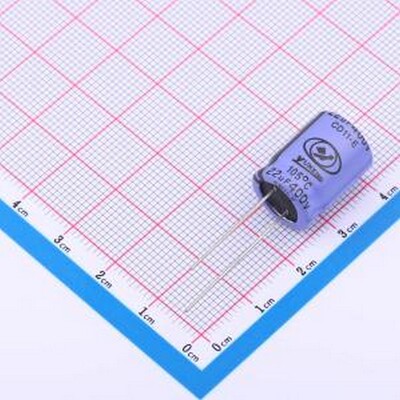ECE2GM220W17OTPO 直插铝电解电容 22uF ±20% 400V 插件,D12.5xL