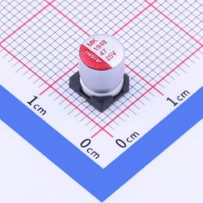 EMK1EM470E83D00R 贴片型铝电解电容 47uF ±20% 25V SMD,D6.3xL8
