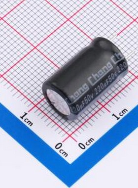 KM1H221MG160Z4ACE0 直插铝电解电容 220uF 50V 插件,D10xL16mm