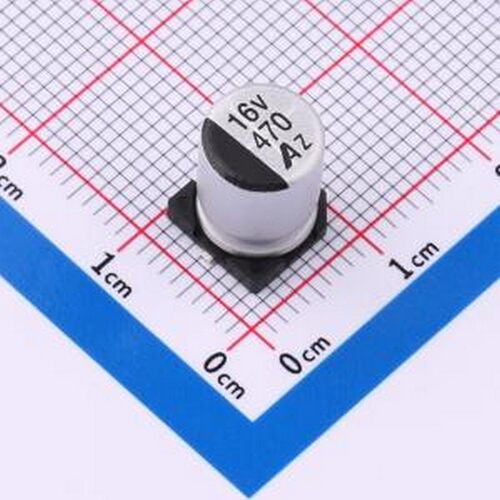 GVZ1C477M0810CN 贴片型铝电解电容 470uF ±20% 16V SMD,D8xL10.