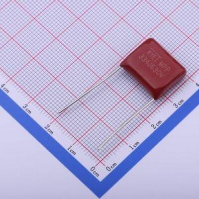 KP334J2J1509 聚丙烯膜电容(CBB) 330nF ±5% 630V 插件,P=15mm