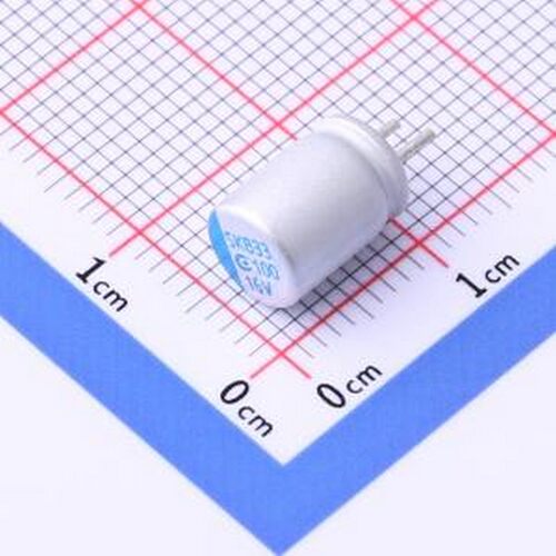 160AR5K101M0609B 固态电容 100uF ±20% 16V 插件,D6.3xL9mm