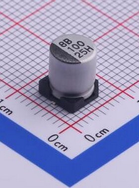 VZH101M1ETR-0607L 贴片型铝电解电容 100uF ±20% 25V SMD,D6.3x