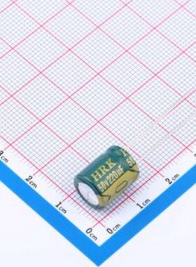 CD288227M1H1013VFL 直插铝电解电容 220uF 50V 插件,D10xL13mm