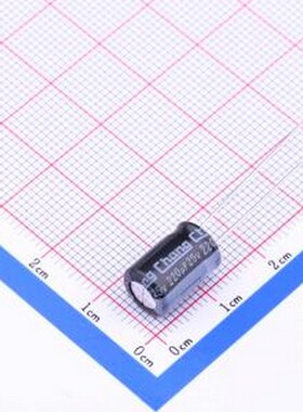 KM1E221MF115A00CE0 直插铝电解电容 220uF ±20% 25V 插件,D8xL1