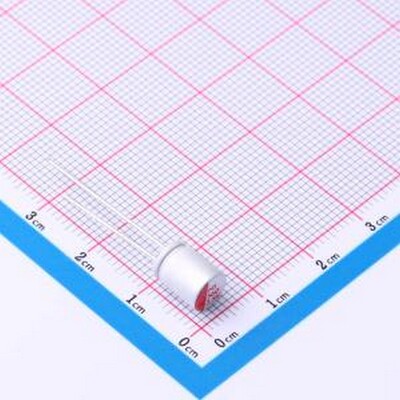 HS0E567M0608PC 固态电容 560uF ±20% 2.5V 插件,D6.3xL8mm