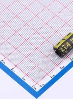 EH1V471M1016EBH1B0LC 直插铝电解电容 470uF ±20% 35V 插件,D10