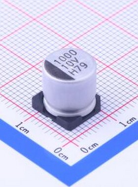 HV102M010G105ETR 贴片型铝电解电容 1000uF ±20% 10V SMD,D10xL