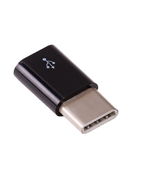 SC0220【BLACK MICRO-USB-B TO USB-C ADAPT 】