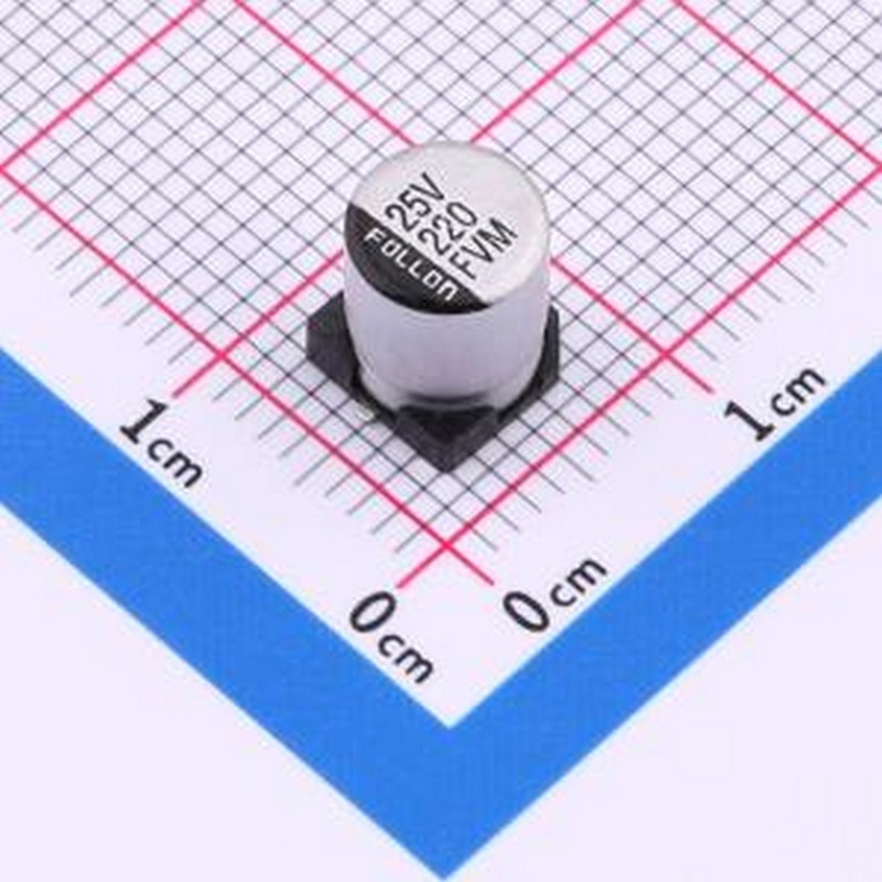 EFVM025ADA221M0677 贴片型铝电解电容 220uF ±20% 25V SMD,D6.3
