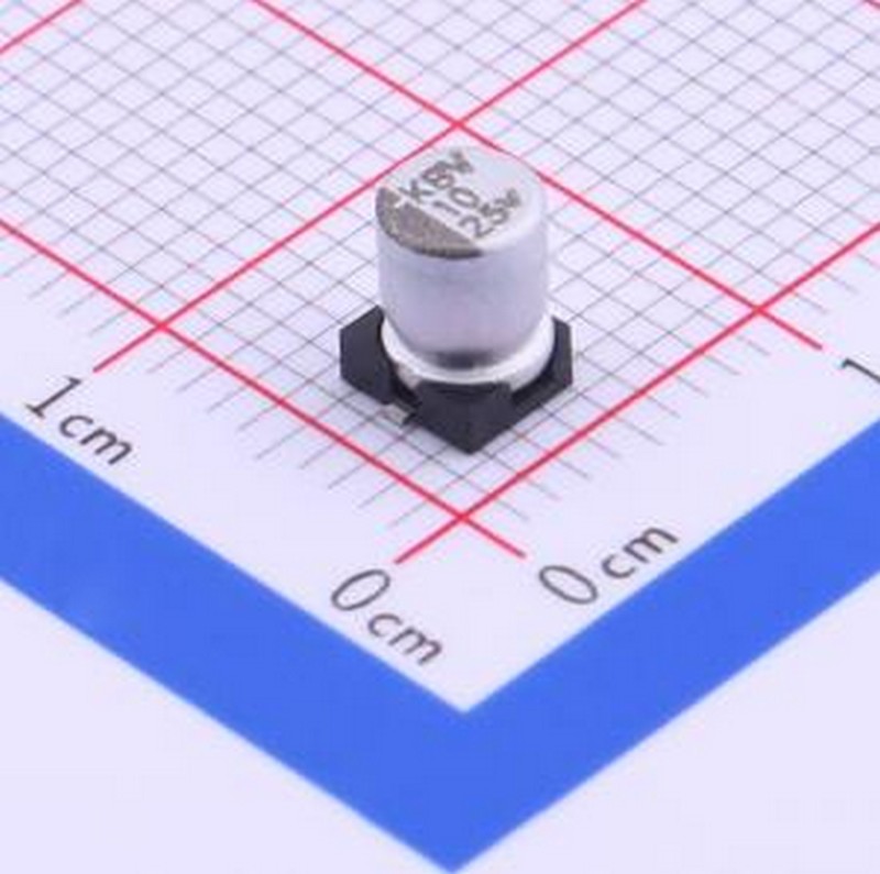 MVK25V10M4*5 4.0TP 贴片型铝电解电容 10uF ±20% 25V SMD,D4xL5