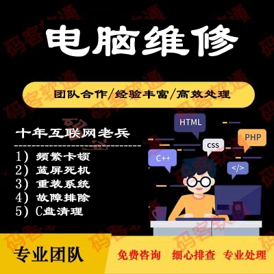 电脑问题故障远程维修复卡顿蓝屏开机慢咨询疑难杂症解决在线处理高性价比高么？