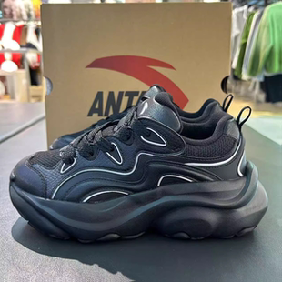 安踏萌爪鞋女鞋2025春新款休闲厚底保暖防滑潮流老爹鞋122518880R